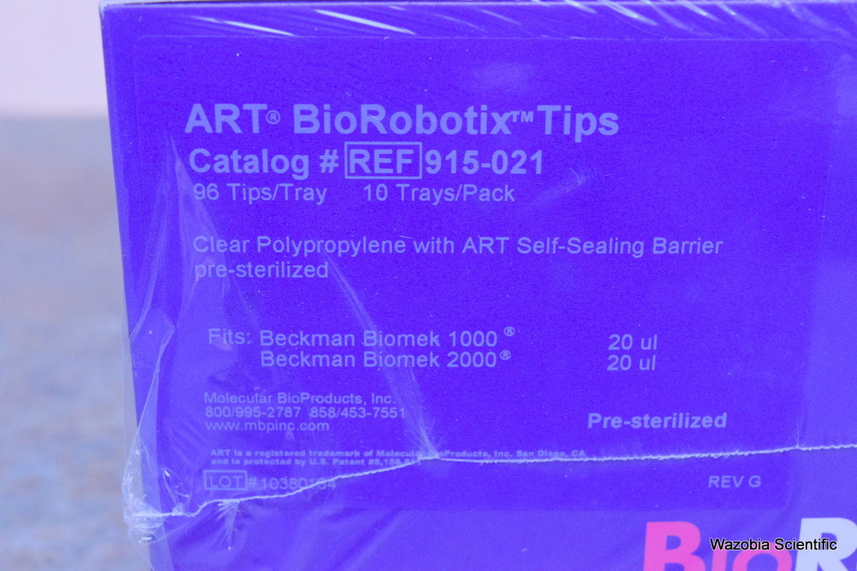 BECKMAN BIOMEK 1000 2000 20 UL  915-021 MBP ART MOLECULAR BIOPRODUCTS BIOROBOTIX