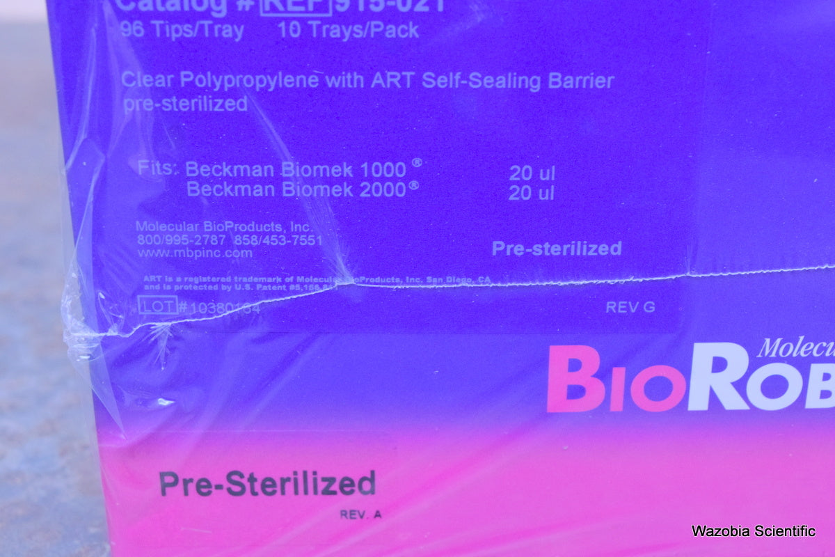 BECKMAN BIOMEK 1000 2000 20 UL  915-021 MBP ART MOLECULAR BIOPRODUCTS BIOROBOTIX