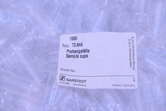 SARSTEDT SAMPLE CUPS 73.646 1000 PIECES D-51588