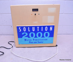 SOLUTION 2000 WATER PURIFICATION PURE AND SIMPLE 2001 BU