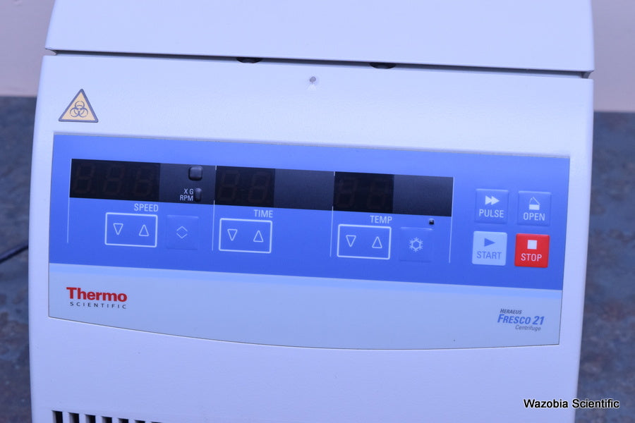 THERMO SCIENTIFIC HERAEUS FRESCO 21 REFRIGERATED CENTRIFUGE