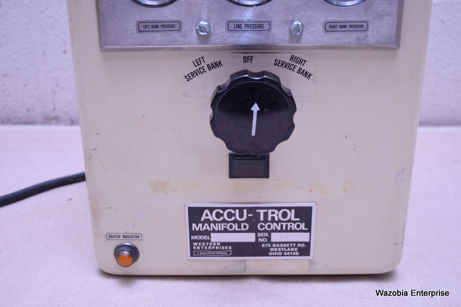 WESTERN ENTERPRISES ACCU-TROL MANIFORD CONTROL MODEL DIIL-4-4