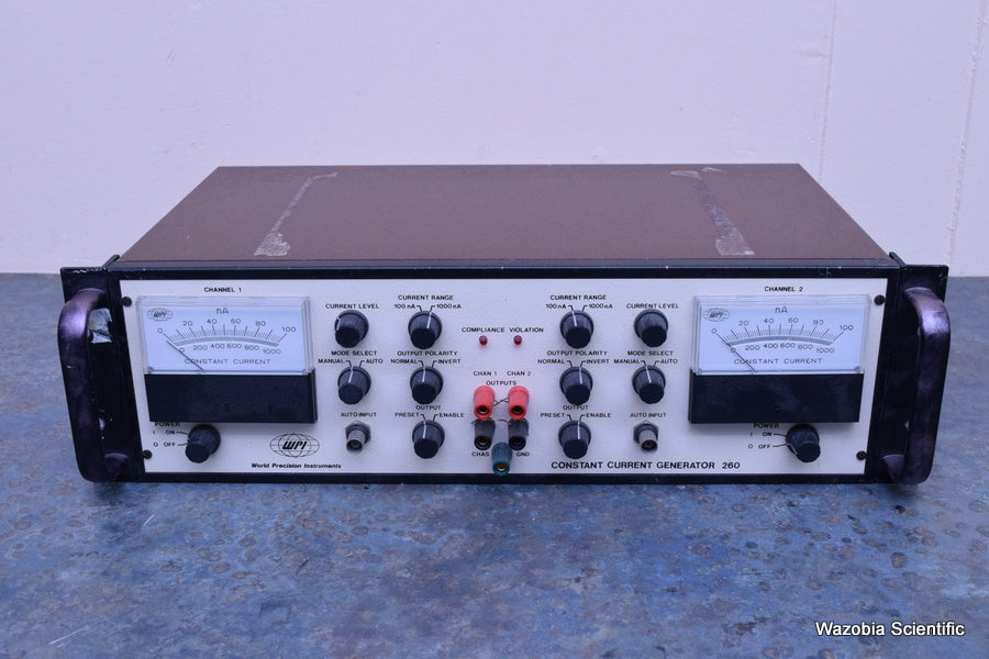 WPI WORLD PRECISION INSTRUMENTS CONSTANT CURRENT GENERATOR 260-B MICROIONTOPHORE