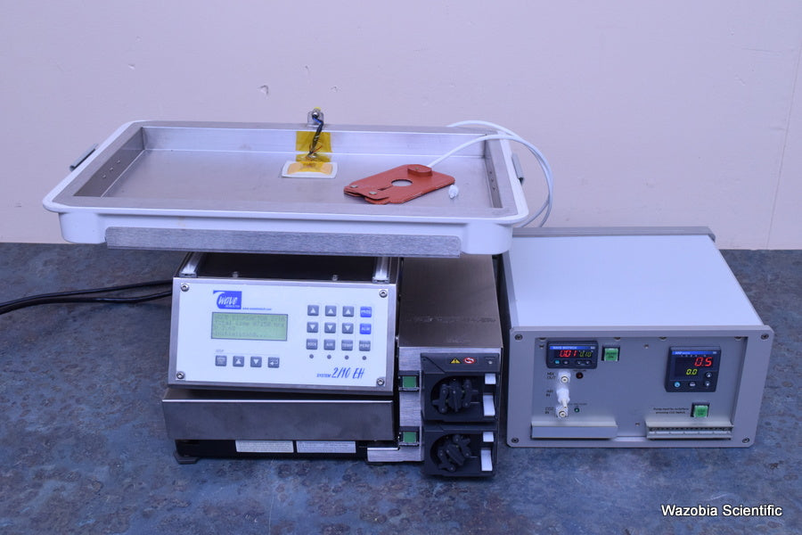GE WAVE BIOTECH BIOREACTOR SYSTEM 2/10 EH CO2MIX20 CO2 CONTROLLER PERFCONT2E BAS