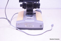 OLYMPUS BH- BHB MICROSCOPE DUAL HEAD 2 LIGHT SOURCE