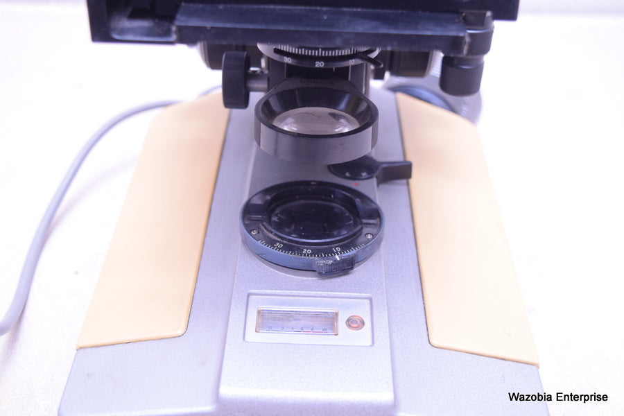 OLYMPUS BH- BHB MICROSCOPE DUAL HEAD 2 LIGHT SOURCE