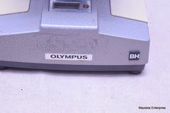 OLYMPUS BH- BHB MICROSCOPE DUAL HEAD 2 LIGHT SOURCE