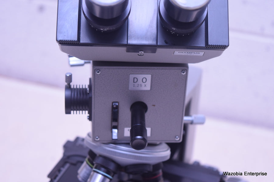 OLYMPUS BH- BHB MICROSCOPE DUAL HEAD 2 LIGHT SOURCE