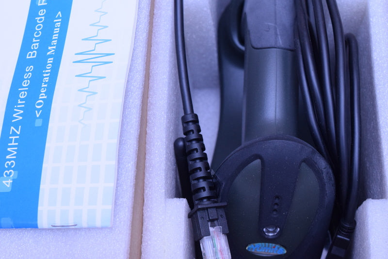YUMITE 433 MHZ WIRELESS BARCODE READER  LASERSCANNER YT-903-0311