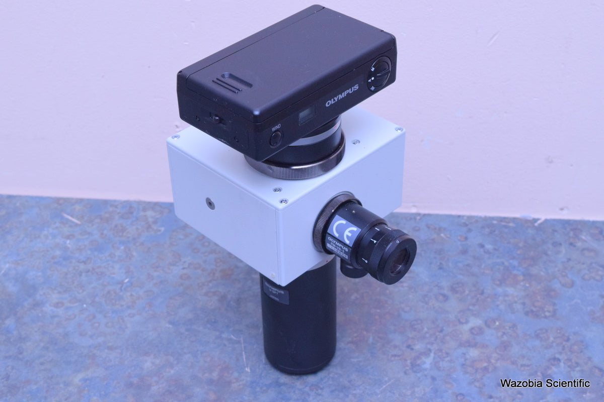 OLYMPUS MICROSCOPE CAMERA ATTACHMENT PM-C35DX PM-DA35DX PM-PB30-3 U-SPT PM-VB-3