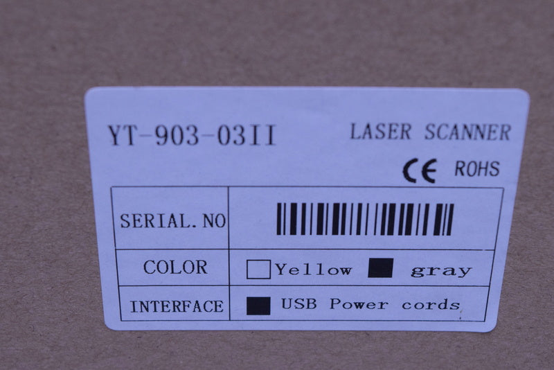 YUMITE 433 MHZ WIRELESS BARCODE READER  LASERSCANNER YT-903-0311