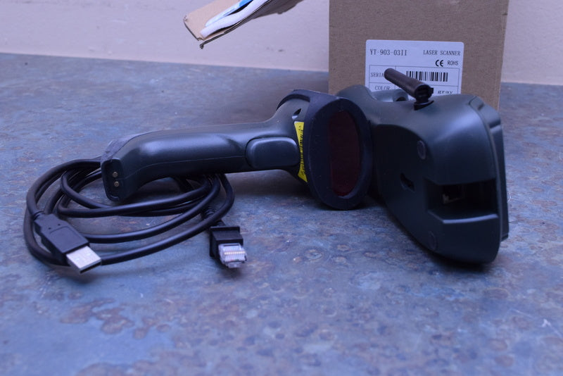 YUMITE 433 MHZ WIRELESS BARCODE READER  LASERSCANNER YT-903-0311