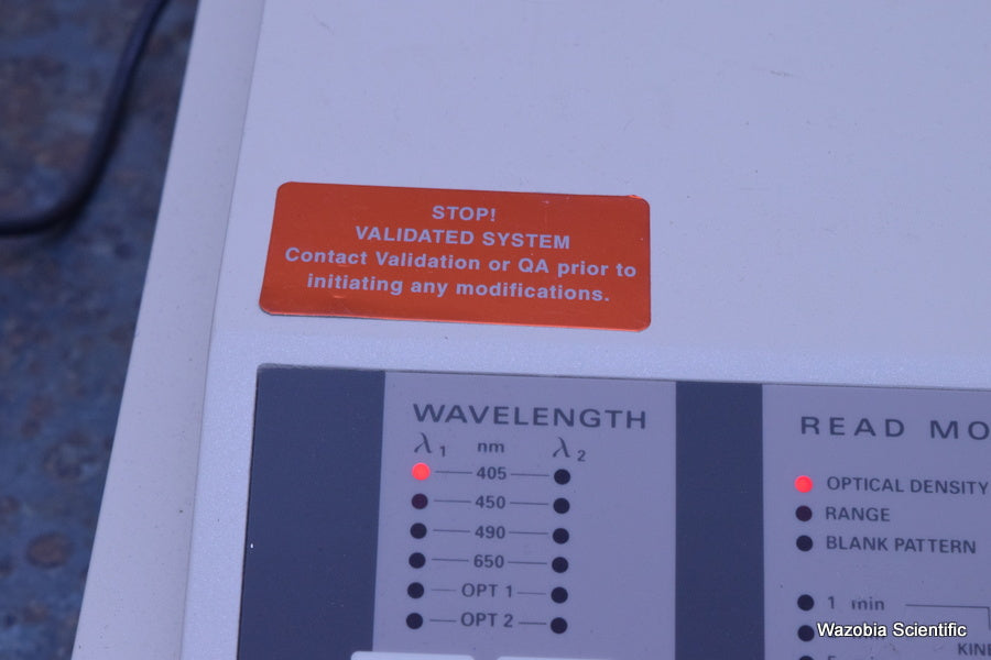 MOLECULAR DEVICES V MAX KINETIC MICROPLATE READER