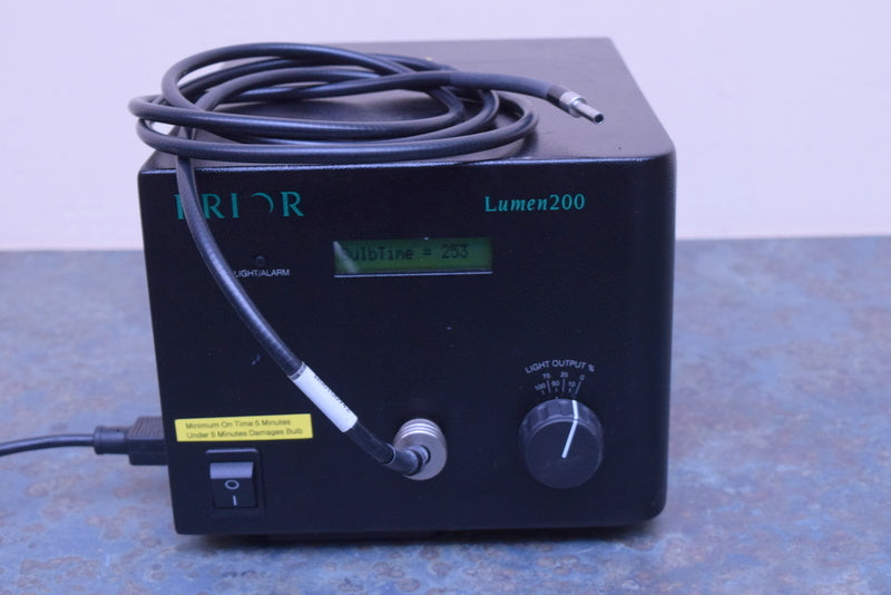 PRIOR LUMEN 200 FLUORESCENCE MICROSCOPE FIBER OPTIC LIGHT SOURCE POWER SUPPLY L2