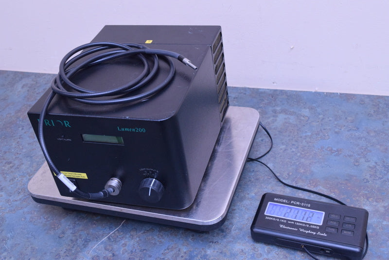 PRIOR LUMEN 200 FLUORESCENCE MICROSCOPE FIBER OPTIC LIGHT SOURCE POWER SUPPLY L2