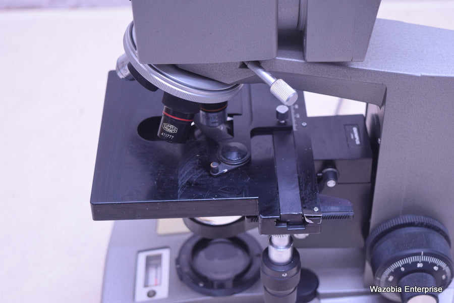 OLYMPUS BH- BHB MICROSCOPE DUAL HEAD 2 LIGHT SOURCE