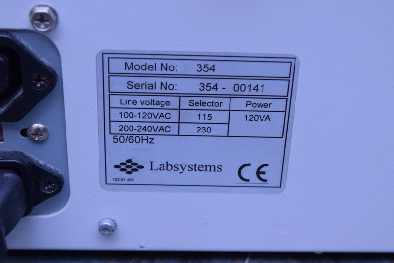 LABSYSTEMS MULTISKAN ASCENT 354 MICROPLATE READER