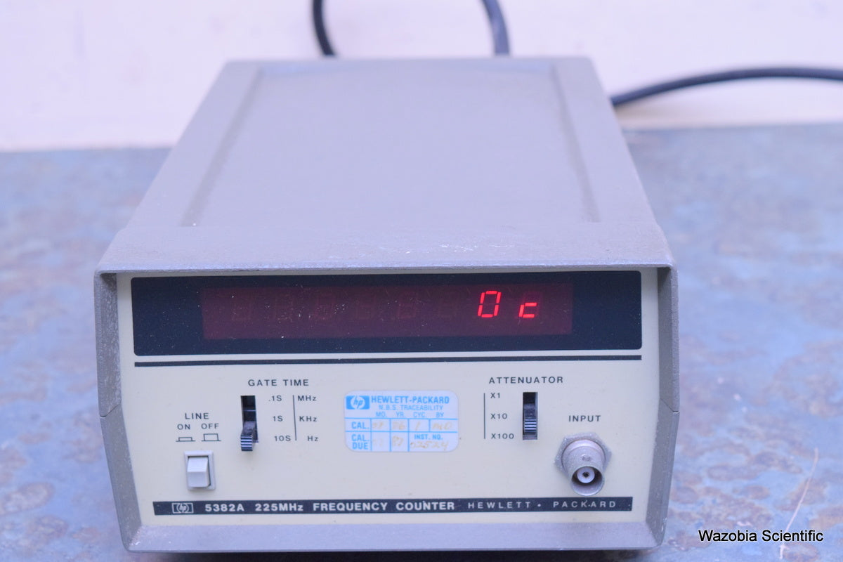HP 5382A 225MHZ FREQUENCY COUNTER