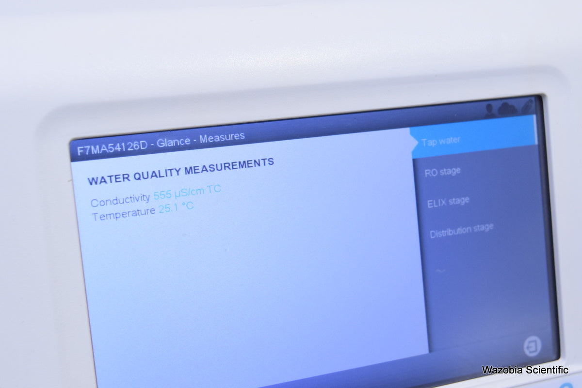 MILLIPORE MILLI-Q CLX 7080 WATER PURIFICATION SYSTEM ZAFS61080