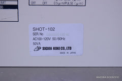 SIGMA KOKI STEPPING MOTOR DRIVE SHOT-102 TWO AXIS STAGE CONTROLLER