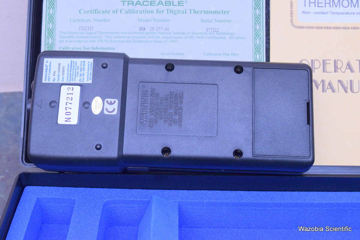 CONTROL COMPANY INFRARED THERMOMETER 15-077-56