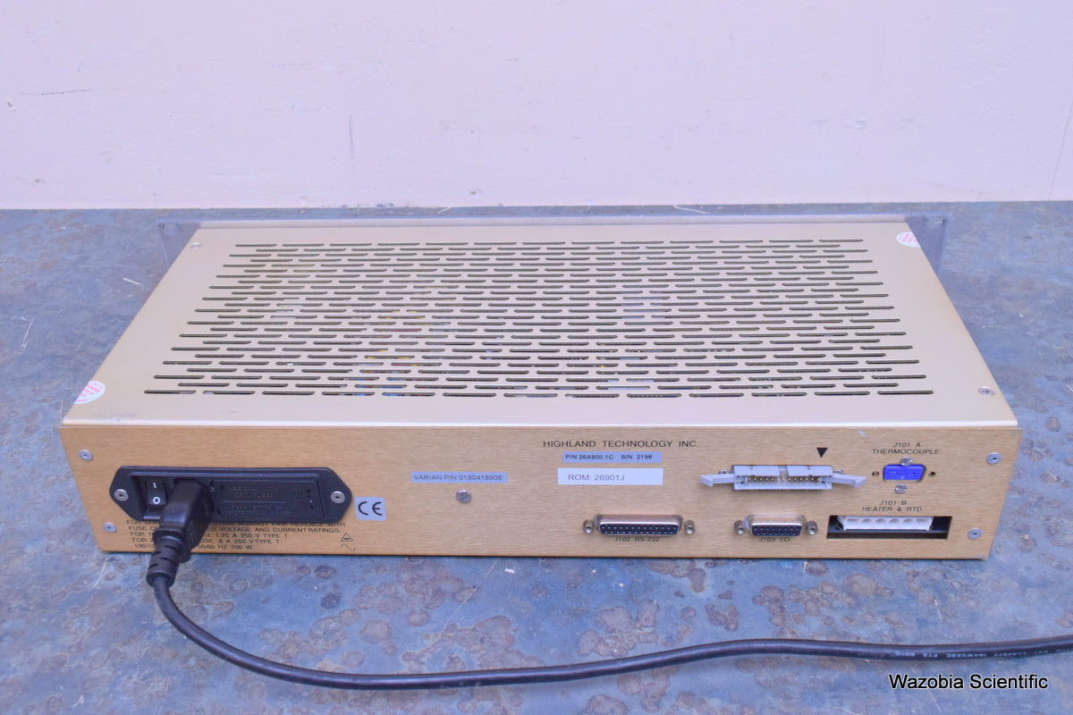 VARIAN TEMPERATURE CONTOLLER 0190418906 HIGHLAND TECHNOLOGY 26A900.1C