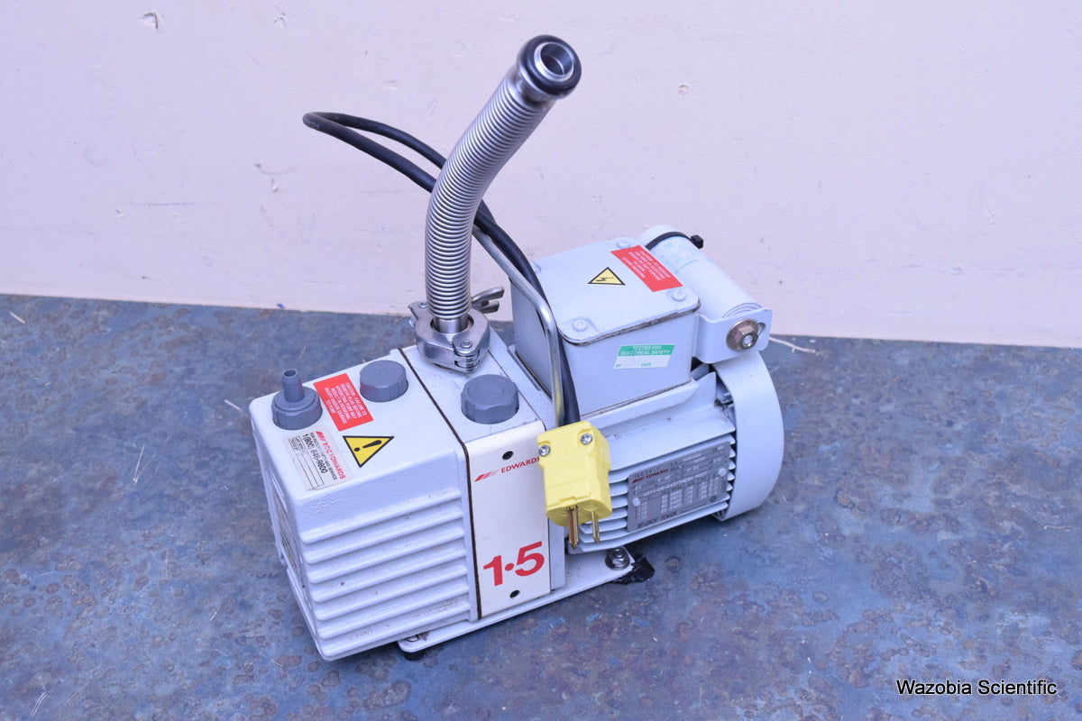 EDWARDS E2M 1.5 ROTARY VACUUM PUMP LABORATORY PUMP