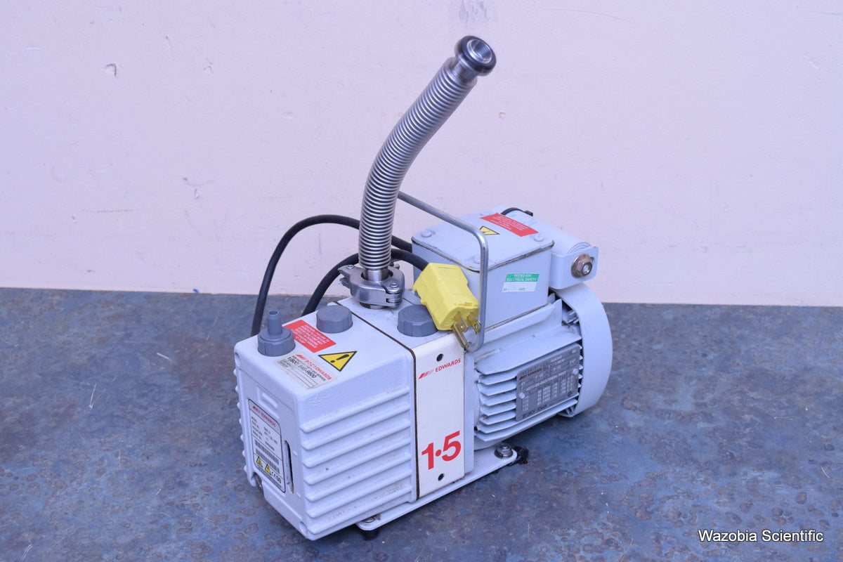 EDWARDS E2M 1.5 ROTARY VACUUM PUMP LABORATORY PUMP