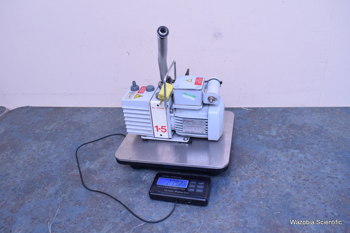 EDWARDS E2M 1.5 ROTARY VACUUM PUMP LABORATORY PUMP