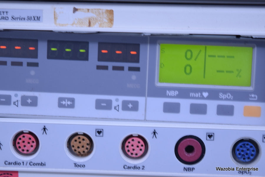 PHILIPS SERIES 50XM M1350-66517 FETAL MONITOR WITH CART