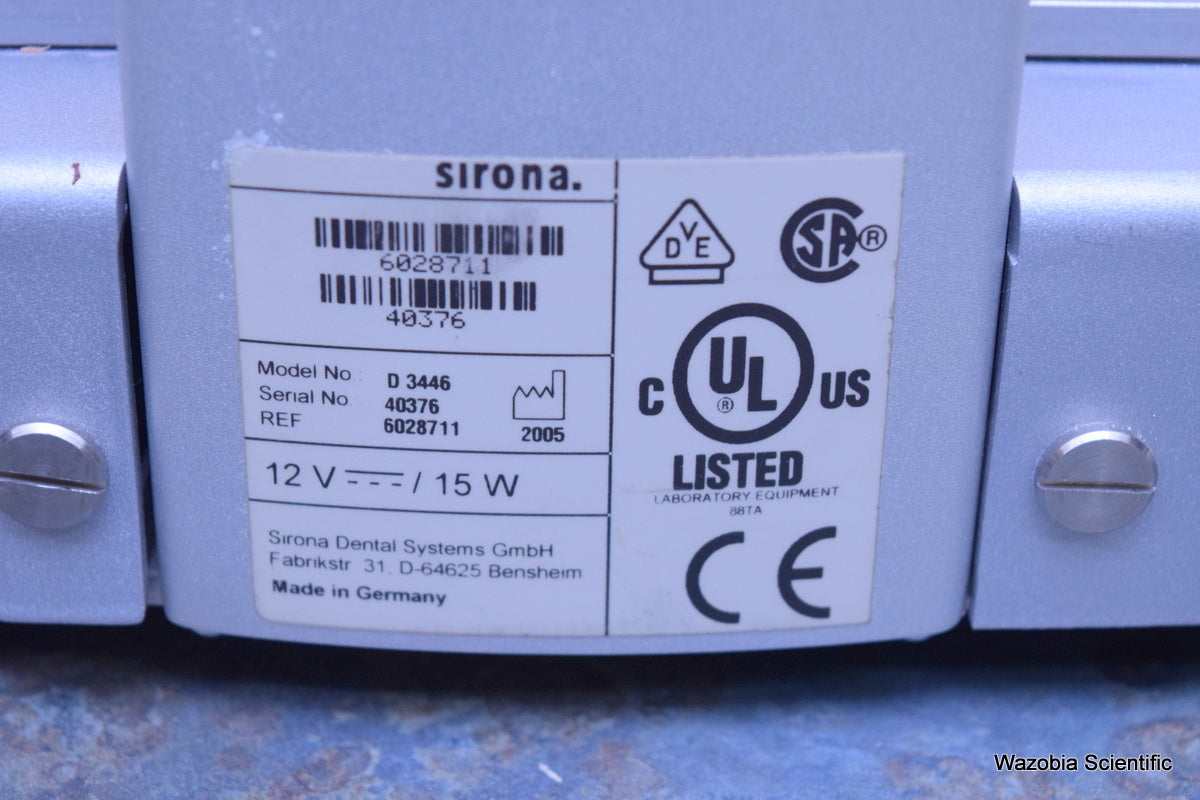 SIRONA DENTAL SYSTEMS  D 3446 D3446 SCANNER
