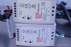 LOT OF 2 MW MEAN WELL MDR-100-24 SWITCHING POWER SUPPLY