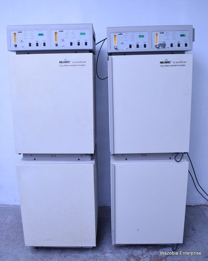 LOT OF 2 NUAIRE IR AUTOFLOW CO2 WATER-JACKETED INCUBATOR MODEL NU-3700