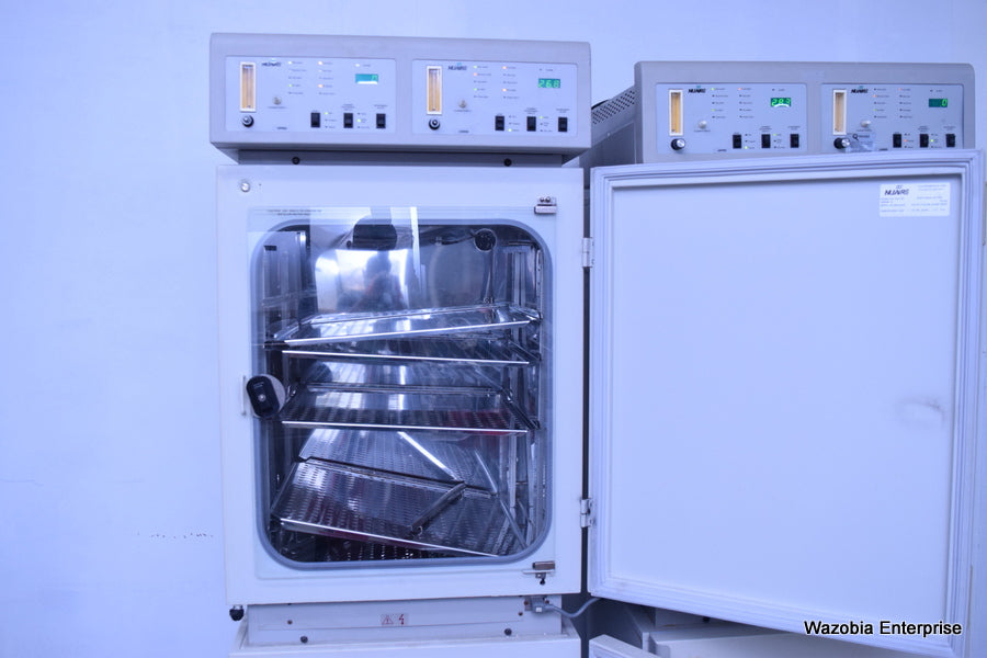 LOT OF 2 NUAIRE IR AUTOFLOW CO2 WATER-JACKETED INCUBATOR MODEL NU-3700