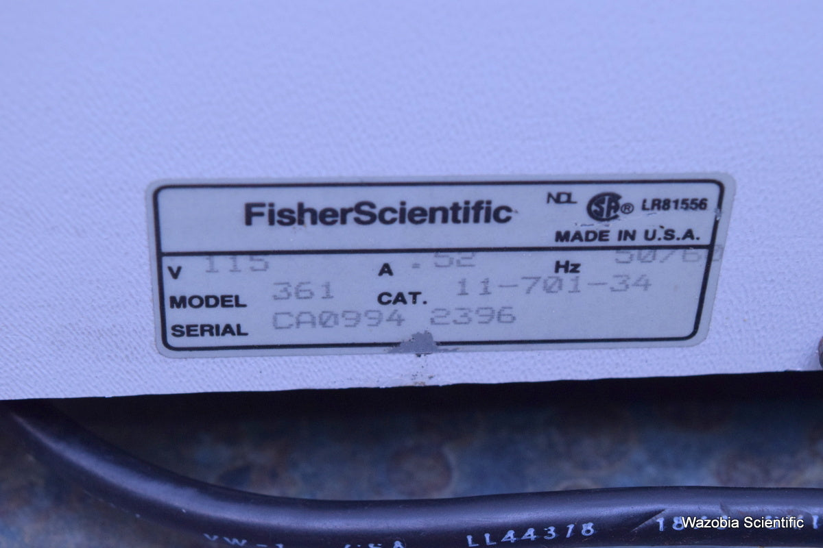 FISHER SCIENTIFIC ORBITAL SHAKER 361