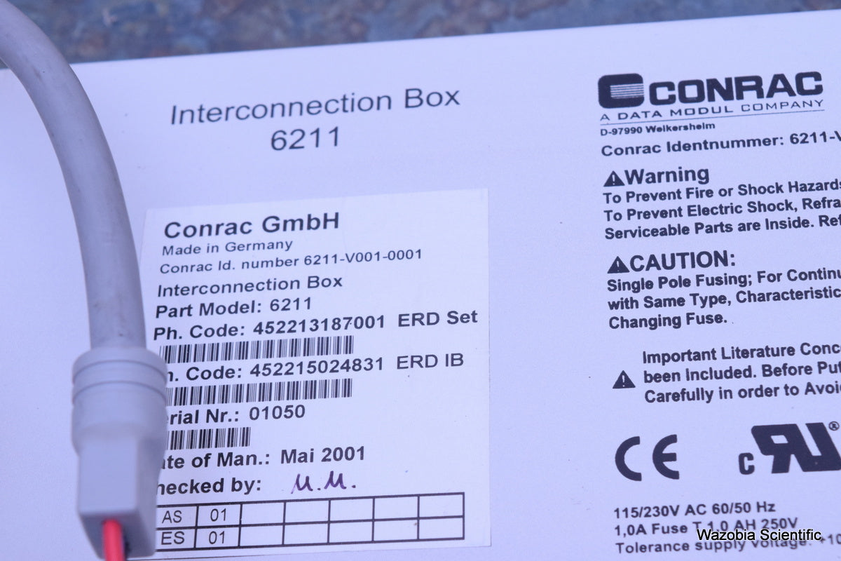 CONRAC DATA MODUL  INTERCONNECTION 6211