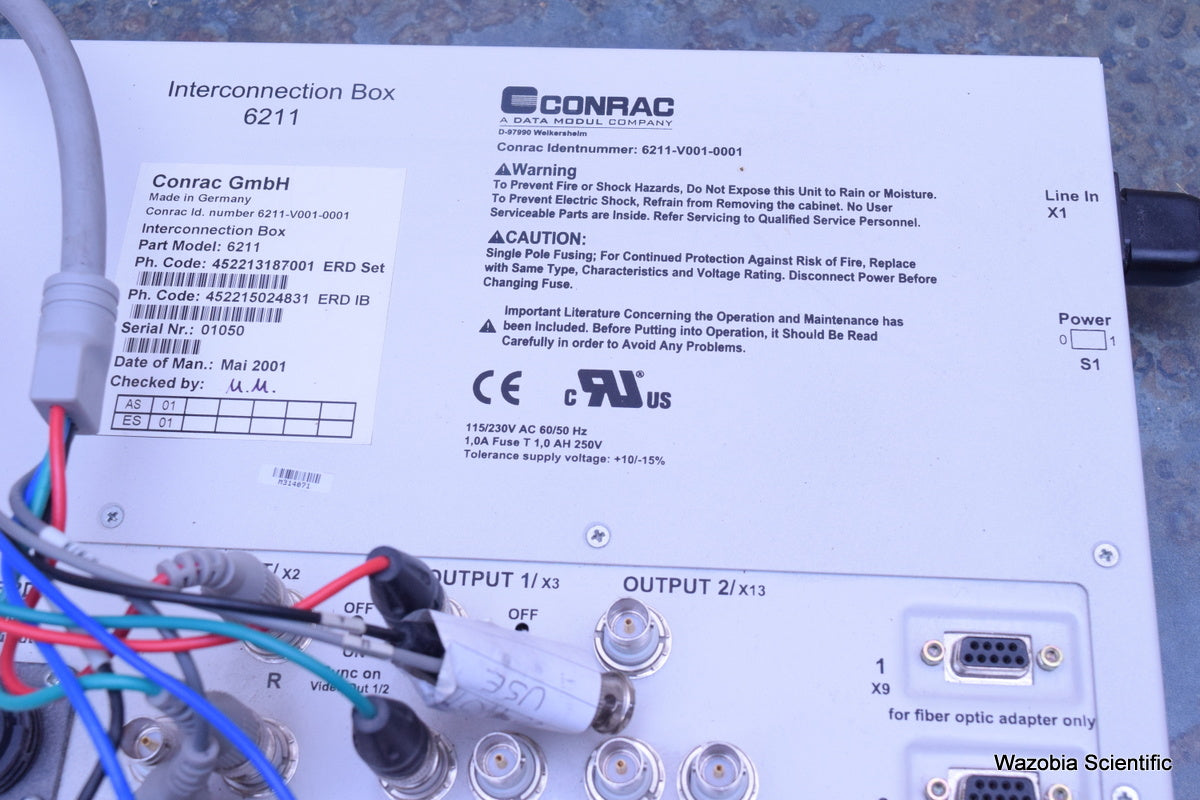 CONRAC DATA MODUL  INTERCONNECTION 6211