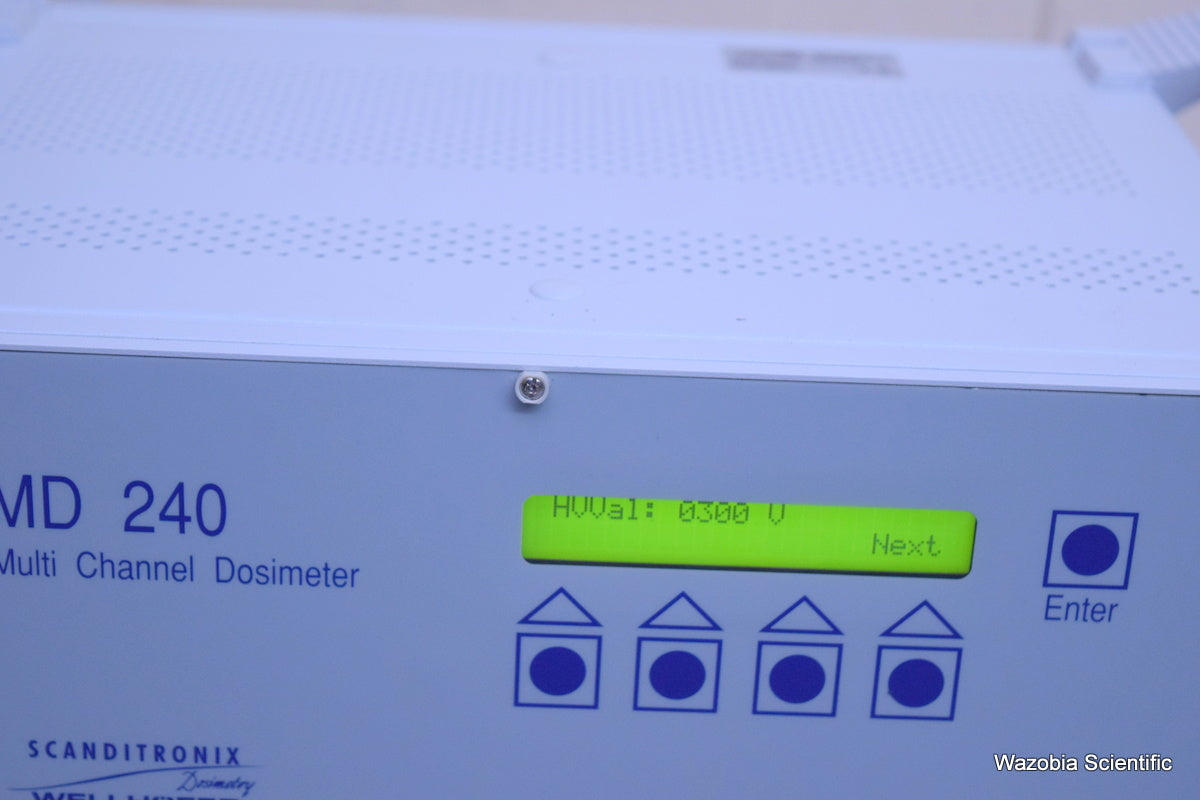 SCANDITRONIX WELLHOFER MD 240 MULTI CHANNEL DOSIMETER