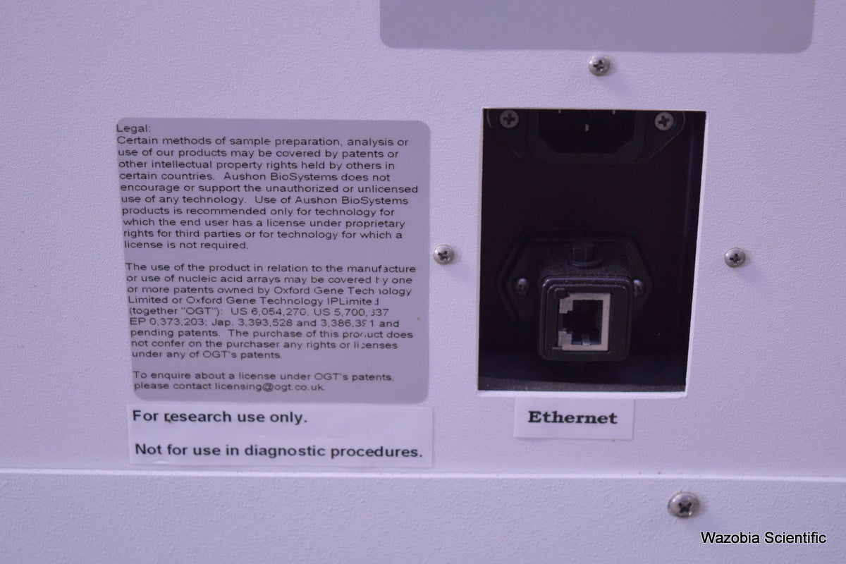 AUSHON BIOSYSTEMS 2470 ARRAYER MODEL 00-0004 MICROARRAY PRINTER PROTEOMICS