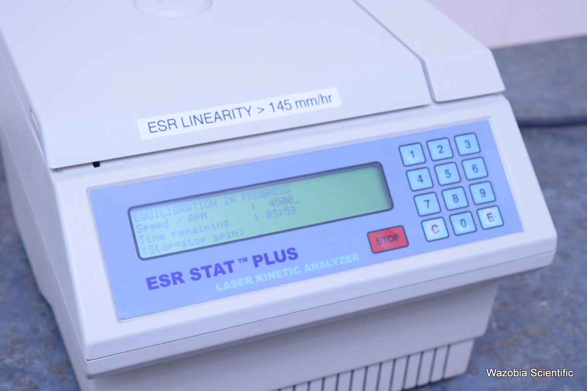 HEMA TECHNOLOGIES ESR STAT PLUS LASER KINETIC ANALYZER HT2001