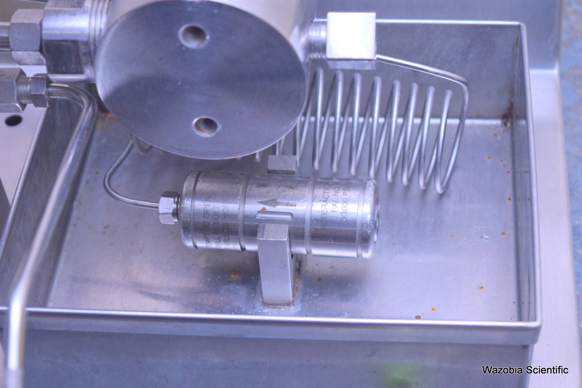 MICROFLUIDICS 110L MICROFLUIDIZER PROCESSOR  HOMOGENIZER CELL DISRUPTOR