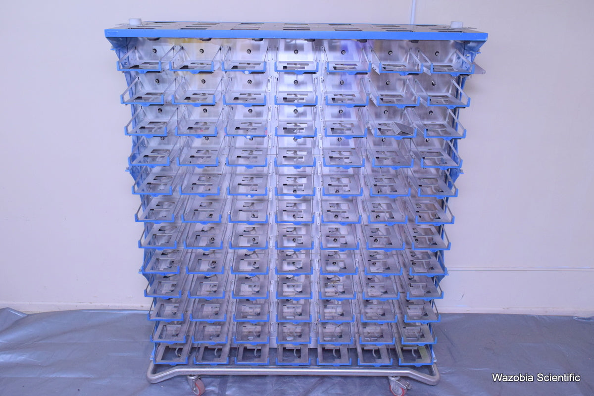 Caged Lab Rats TECNIPLAST LAB RAT MICE ROLLING MODULAR VENTILATED CAGING CAGE FEEDING ...