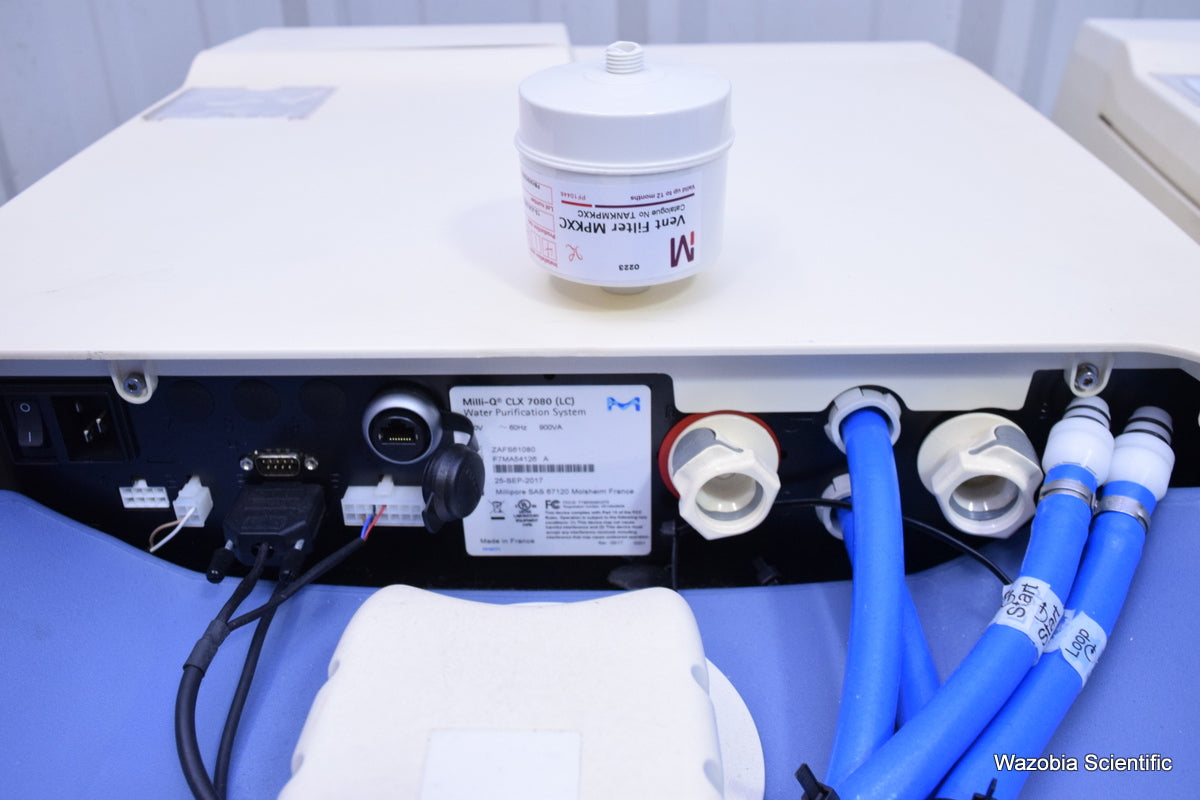 MILLIPORE MILLI-Q CLX 7080 WATER PURIFICATION SYSTEM ZAFS61080
