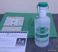 SCIENCE WARE EMERGENCY EYEWASH FIRST AID SAFETY STATION 24868-0000 SINGLE BOTTLE