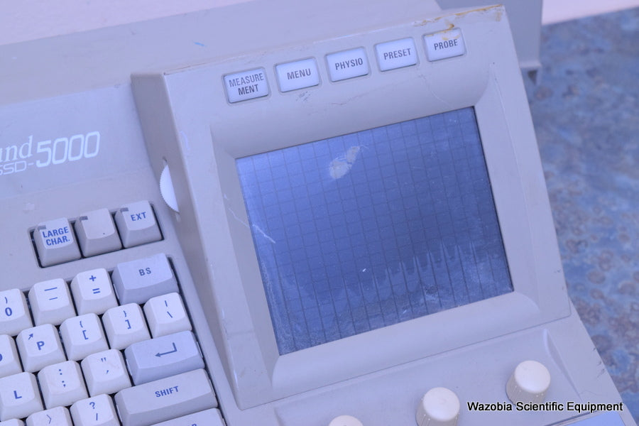 ALOKA PROSOUND SSD 5000 ULTRASOUND MACHINE KEYBOARD FROM WORKING UNIT L-LCD-6
