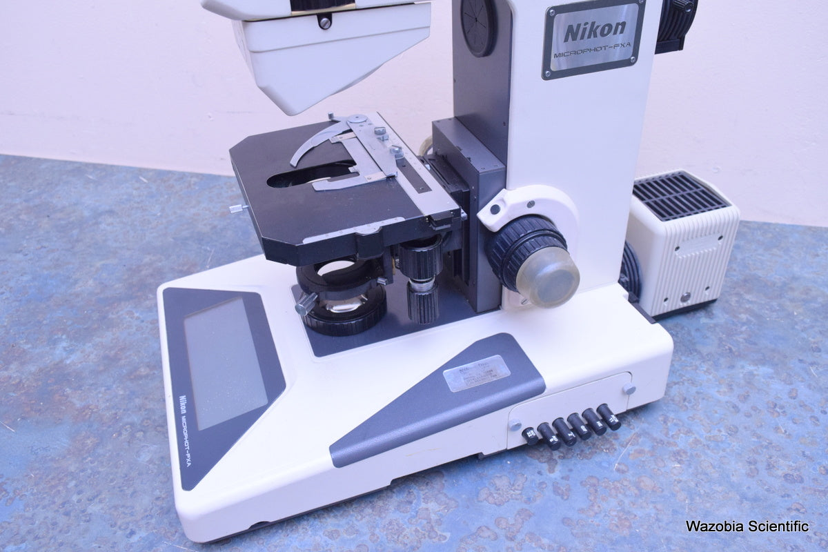 NIKON MICROPHOT FXA MICROSCOPE