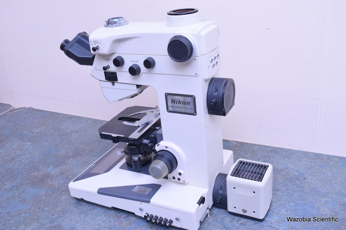 NIKON MICROPHOT FXA MICROSCOPE