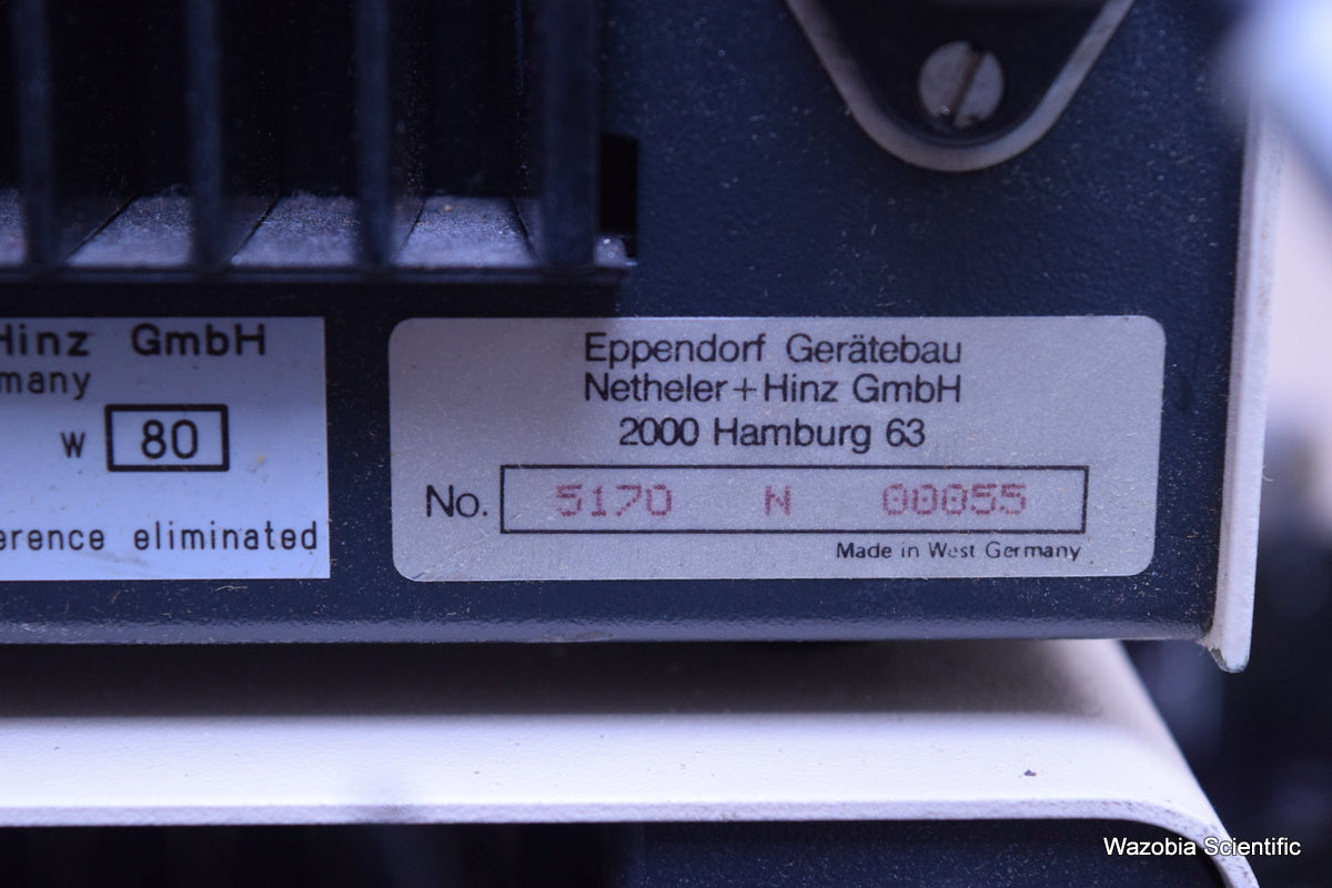 EPPENDORF  MICROMANIPULATOR 5170 MICROINJECTOR 5242