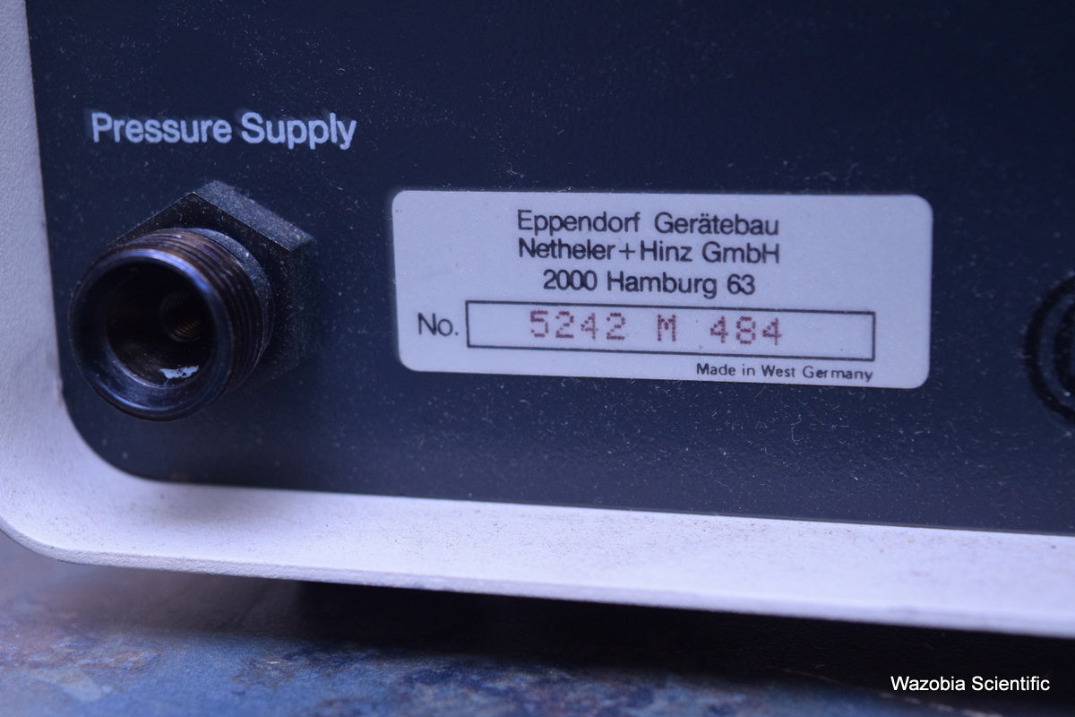 EPPENDORF  MICROMANIPULATOR 5170 MICROINJECTOR 5242