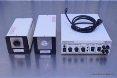 HAMAMATSU C2400 HIGH PERFORMANCE MICROSCOPE CCD CAMERA CONTROLLER AND HEAD